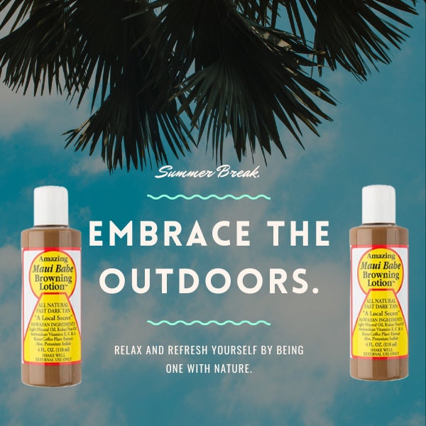 Maui Babe Browning Lotion, Moisturizing, Skin Care, Antioxidant