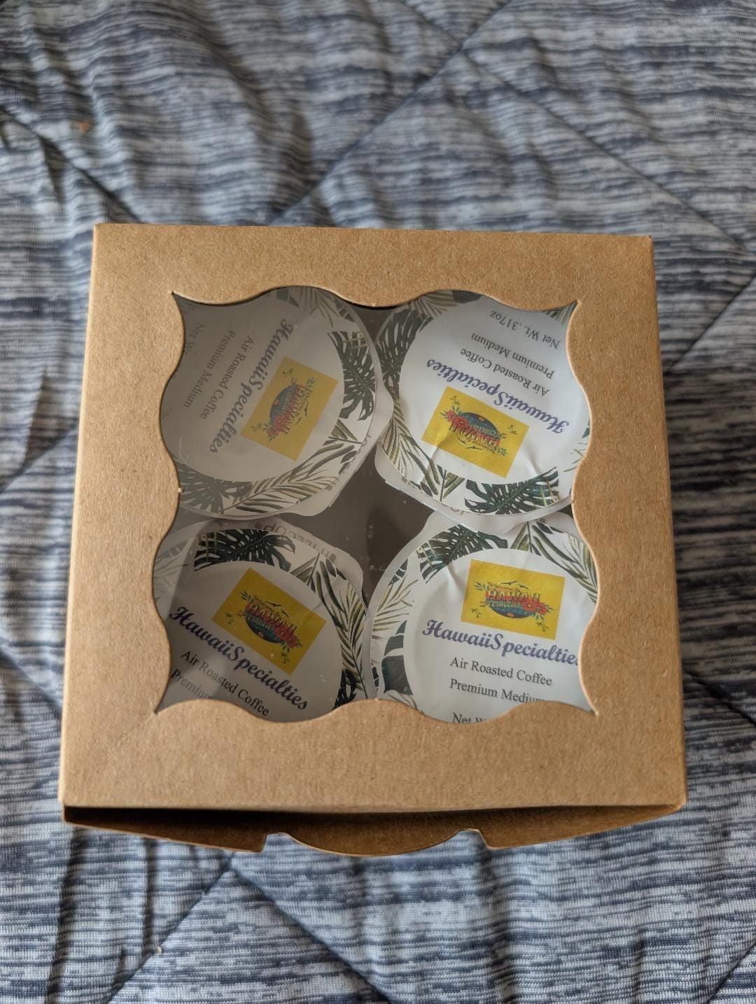 100% Kona Coffee K‑Cups – Medium Roast, 4 Count | Hawaiian Single‑Serve Pods by Hawaii Specialties