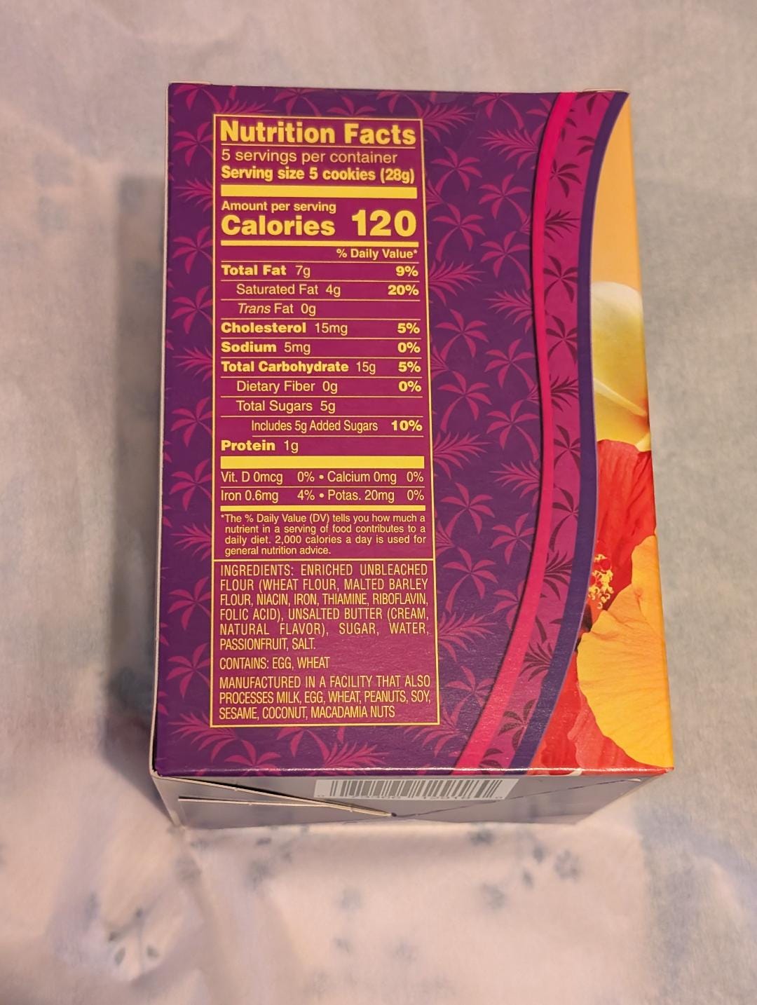 Lilikoi Shortbread Cookies – Hawaiian Gourmet Snack, Made in Hawaii