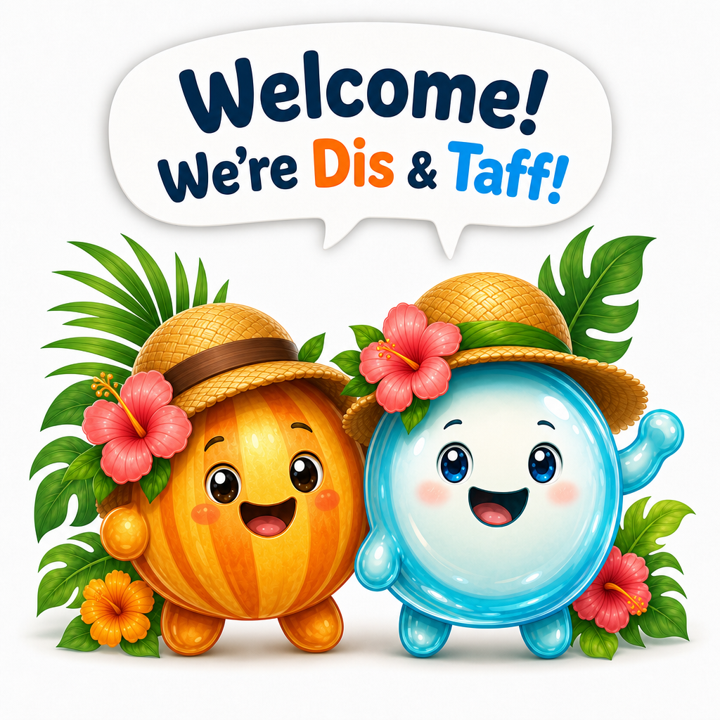 DisNTaff Tropical Duo Gift Set - Hawaiian Essentials