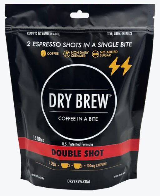 Dry Brew Coffee Bites 4‑Pack Variety: Salted Caramel Latte + Double Shot Caffeine